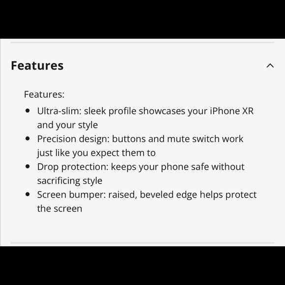 iPhone XR Case Symmetry Series. Black - Picture 15 of 16